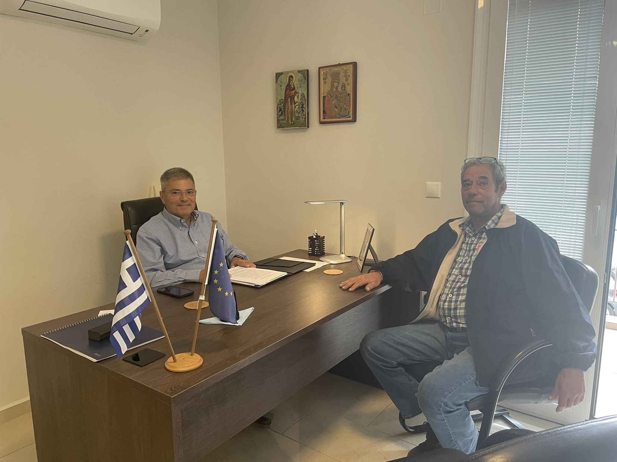 Ξεκίνησε συναντήσεις με τους Πρόεδρους Κοινοτήτων ο Καππάτος -Στο γραφείο του ο Βαγγέλης Ζεππάτος [εικόνα]