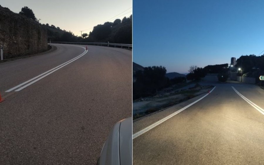 Ξεκίνησαν οι εργασίες διαγράμμισης στον δρόμο της Φάλαρης