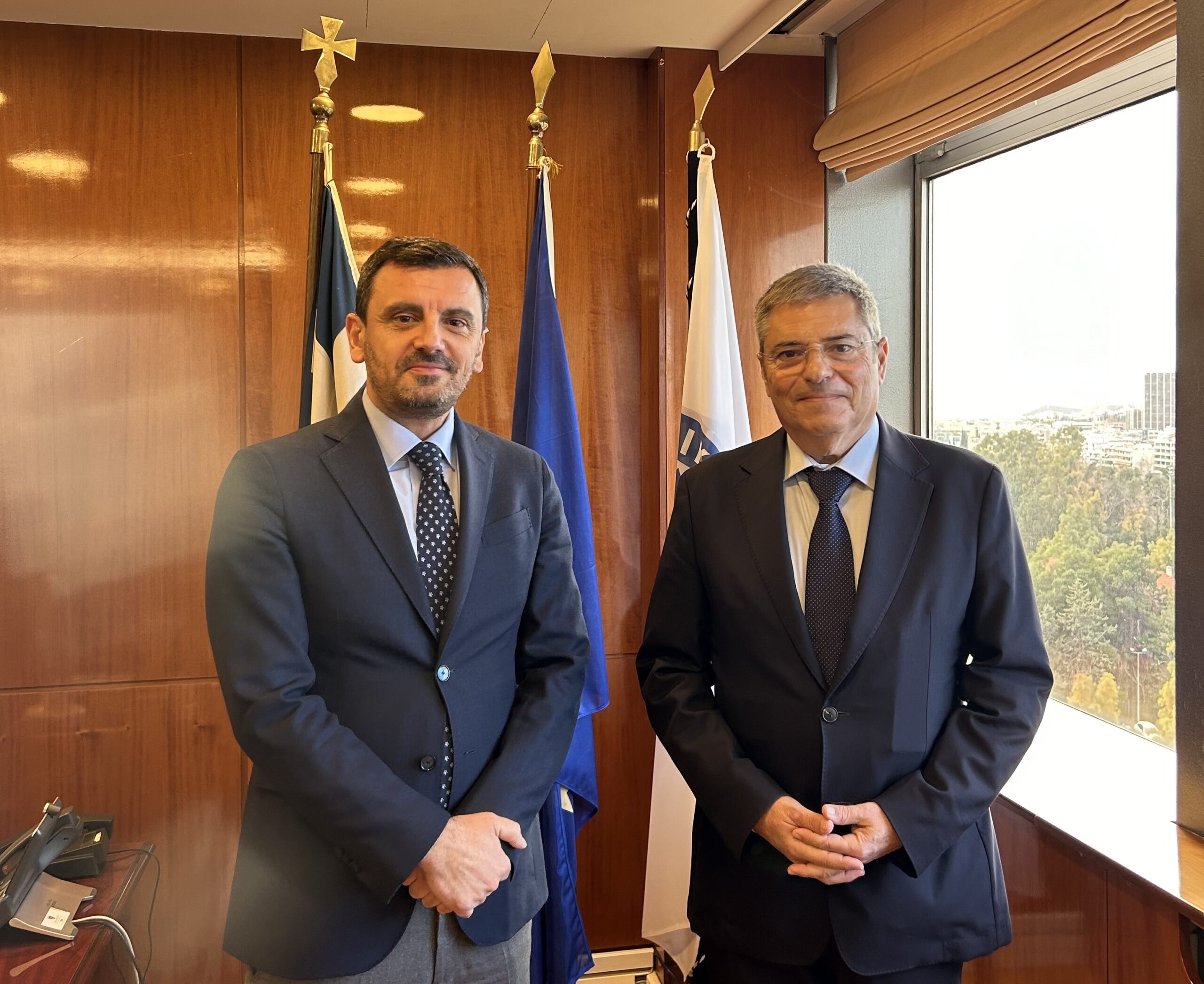 Συνάντηση Καππάτου με τον νέο Υφυπουργό Προστασίας του Πολίτη