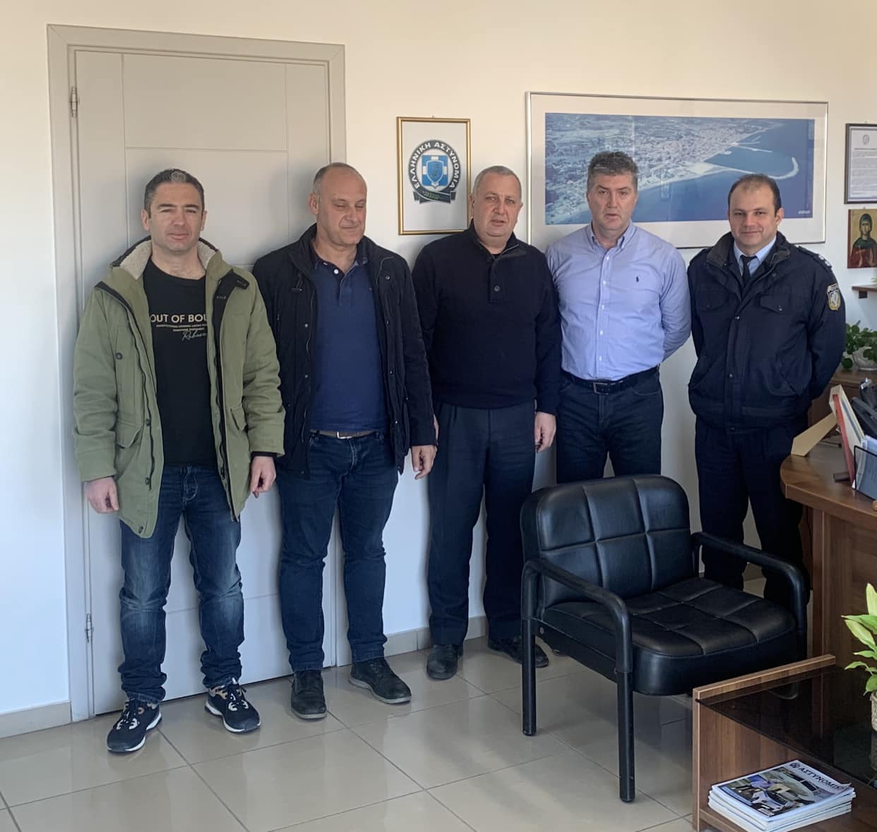 Συνάντηση της Ένωσης Αστυνομικών με τον Ταξίαρχο Ιωάννη Μπούμη -Στο επίκεντρο τα προβλήματα έλλειψης αστυνομικής δύναμης