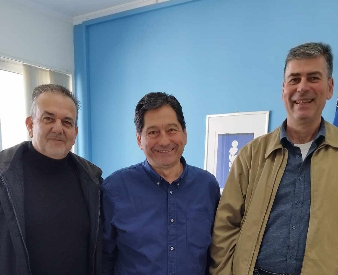 Συνάντηση του Γιάννη Ζήκου (εντεταλμένου περιφερειακού συμβούλου) με το πρoεδρείο του υπεραστικού ΚΤΕΛ Κέρκυρας