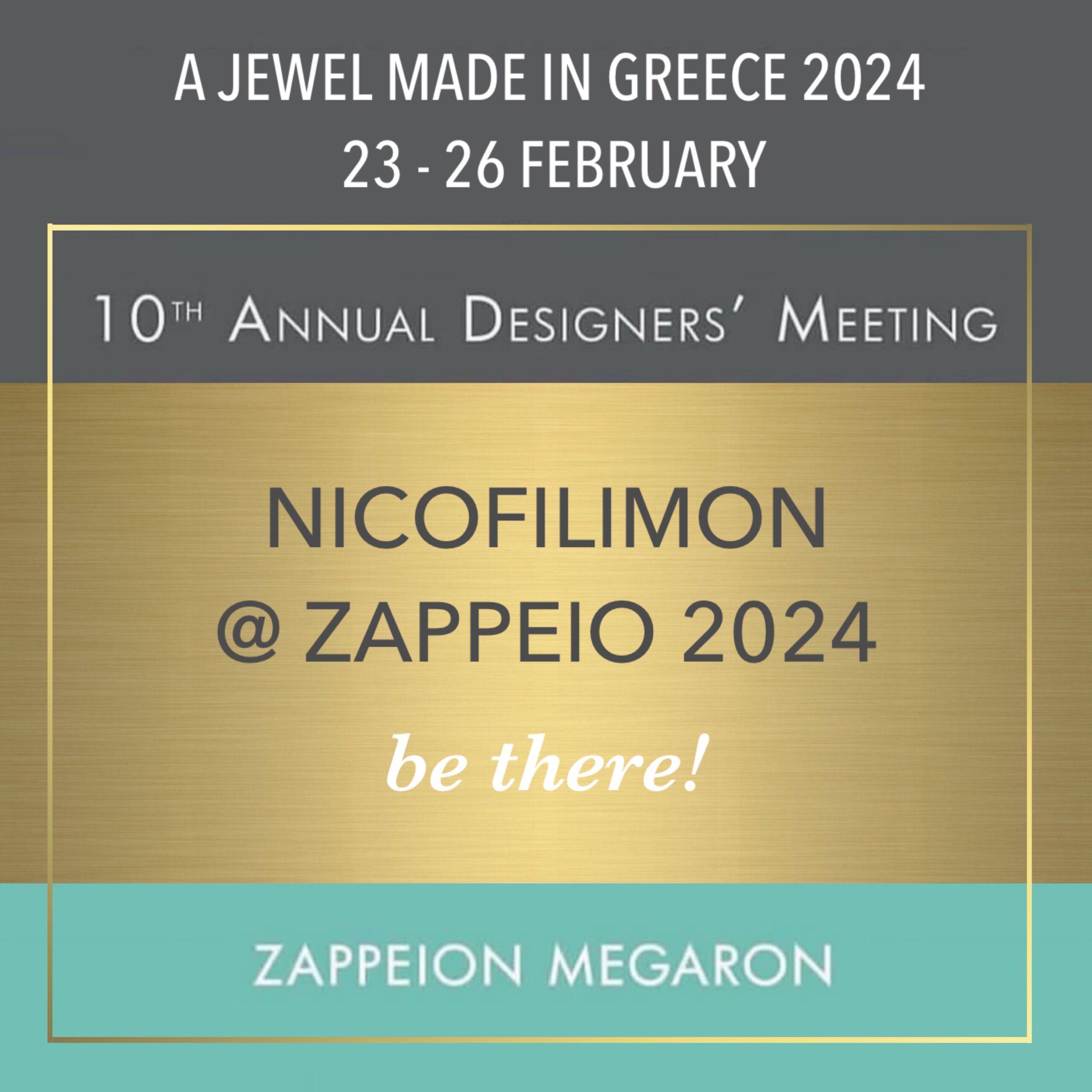 A Jewel Made In Greece & Nicofilimon ενώνουν τις δυνάμεις τους στη 10η Ετήσια Συνάντηση Δημιουργών Κοσμήματος!