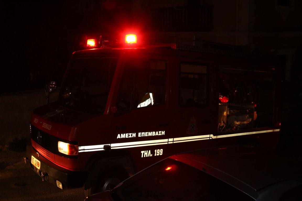 Άμεση επέμβαση στην κατάσβεση πυρκαγιάς σε καμινάδα στο Αργοστόλι