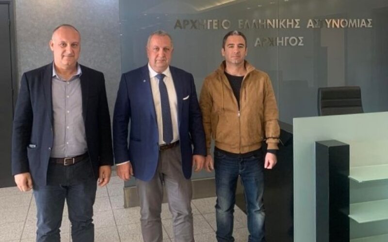 Με τον νέο Αρχηγό της Ελληνικής Αστυνομίας συναντήθηκε η Ένωση Αστυνομικών Κεφαλονιάς