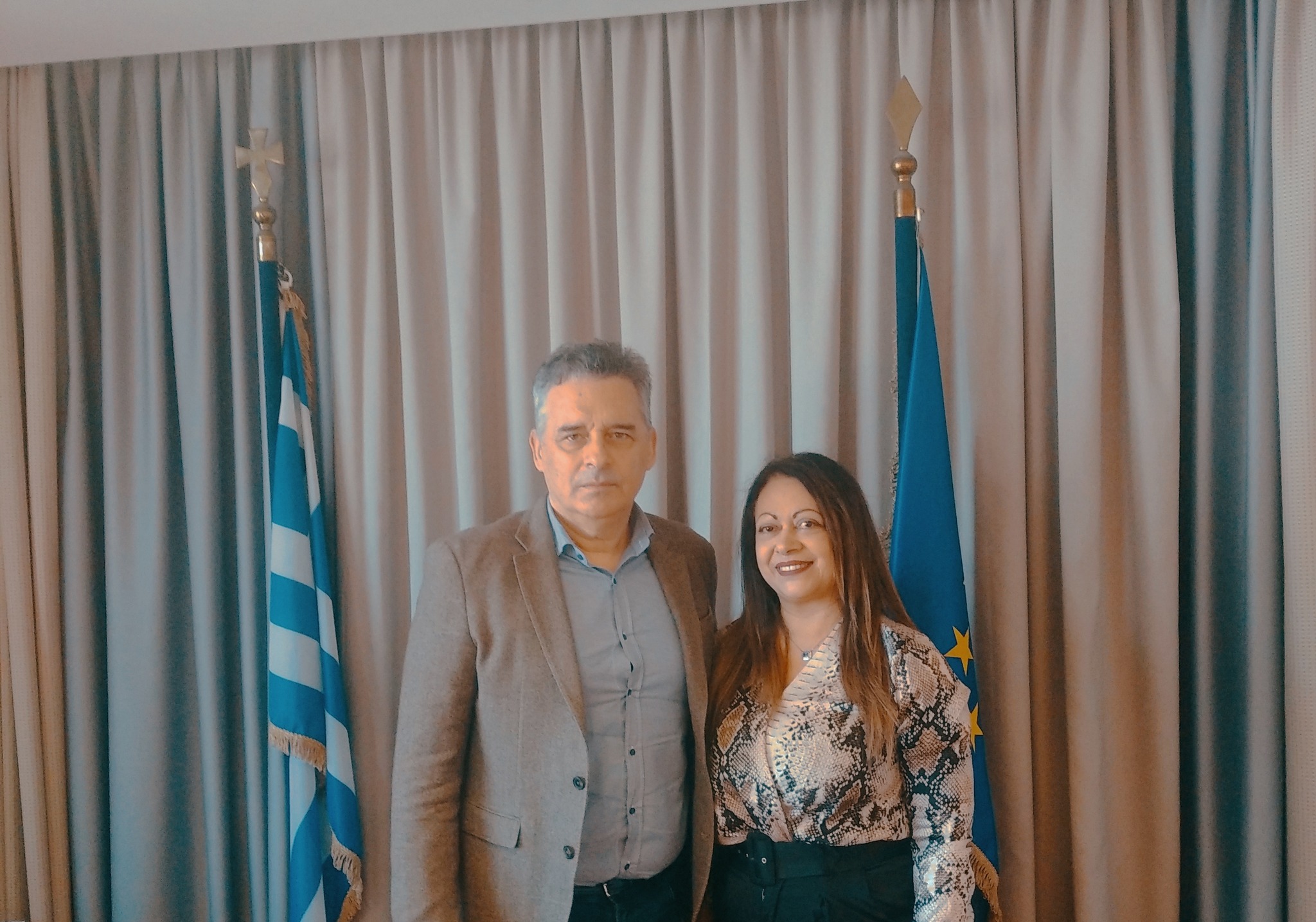 Συνάντηση του Γενικού Γραμματέα της Αποκεντρωμένης Διοίκησης με την Έπαρχο Ιθάκης