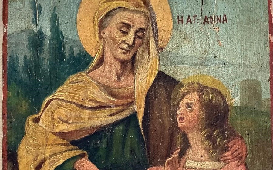 To έκθεμα Φεβρουαρίου απο το Κοργιαλένειο Μουσείο: “Η Διδασκαλία της Παρθένου Μαρίας από την Αγία Άννα”