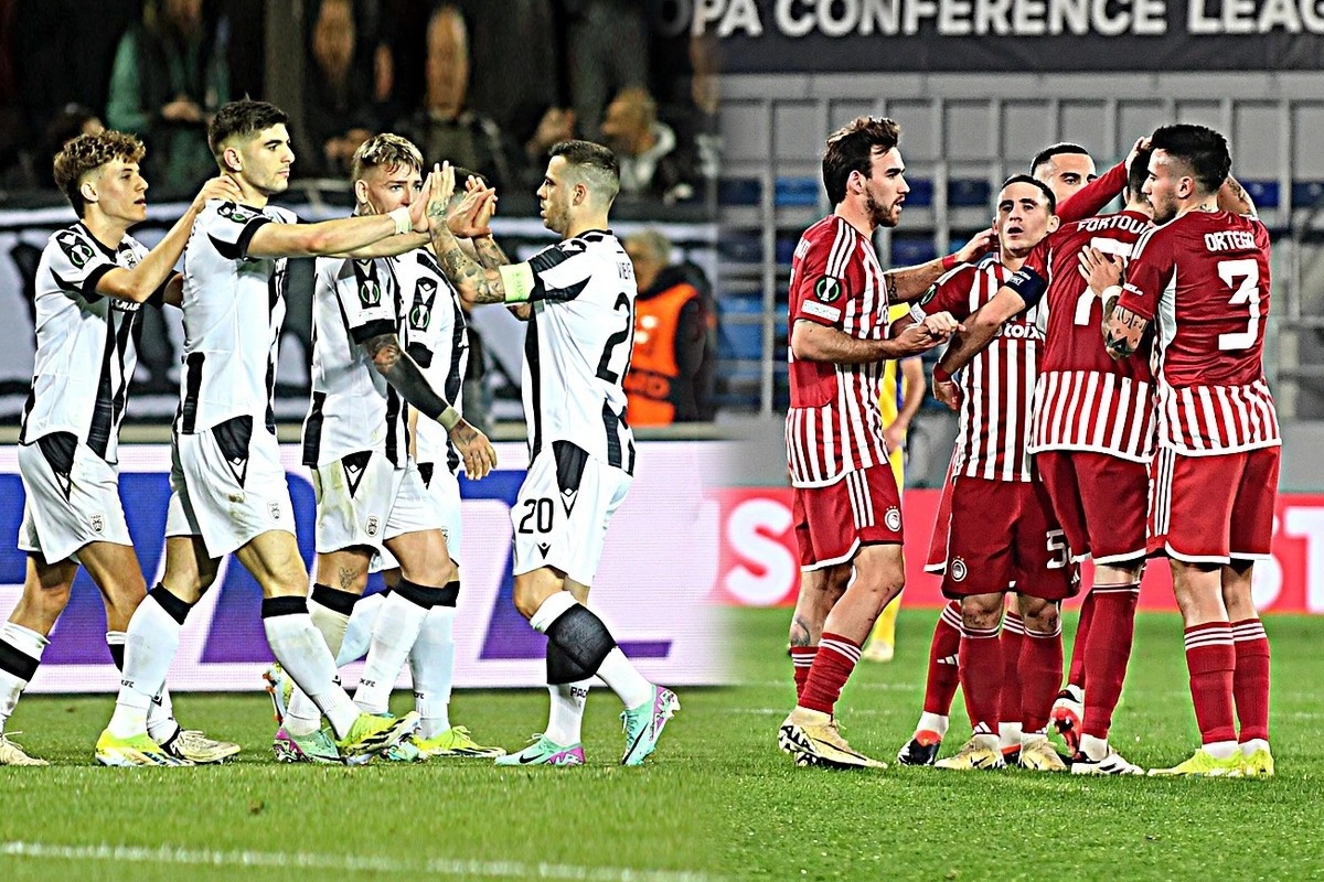 Conference League: Με Φενέρ ο Ολυμπιακός, με την Μπριζ ο ΠΑΟΚ στους «8»