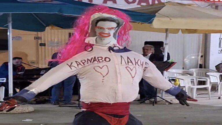 Κέρκυρα: Αντιδράσεις για τον «καρνάβαλο» Oμοίωμα του Κασσελάκη