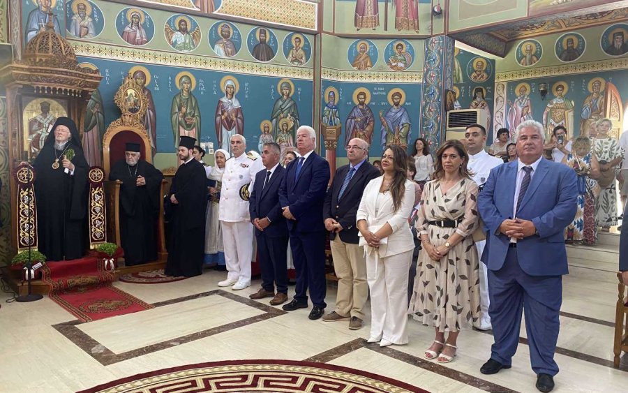 Ο Περιφερειάρχης Γιάννης Τρεπεκλής στην υποδοχή του Οικουμενικού Πατριάρχη Βαρθολομαίου σε Λευκάδα και Ιθάκη [εικόνες]
