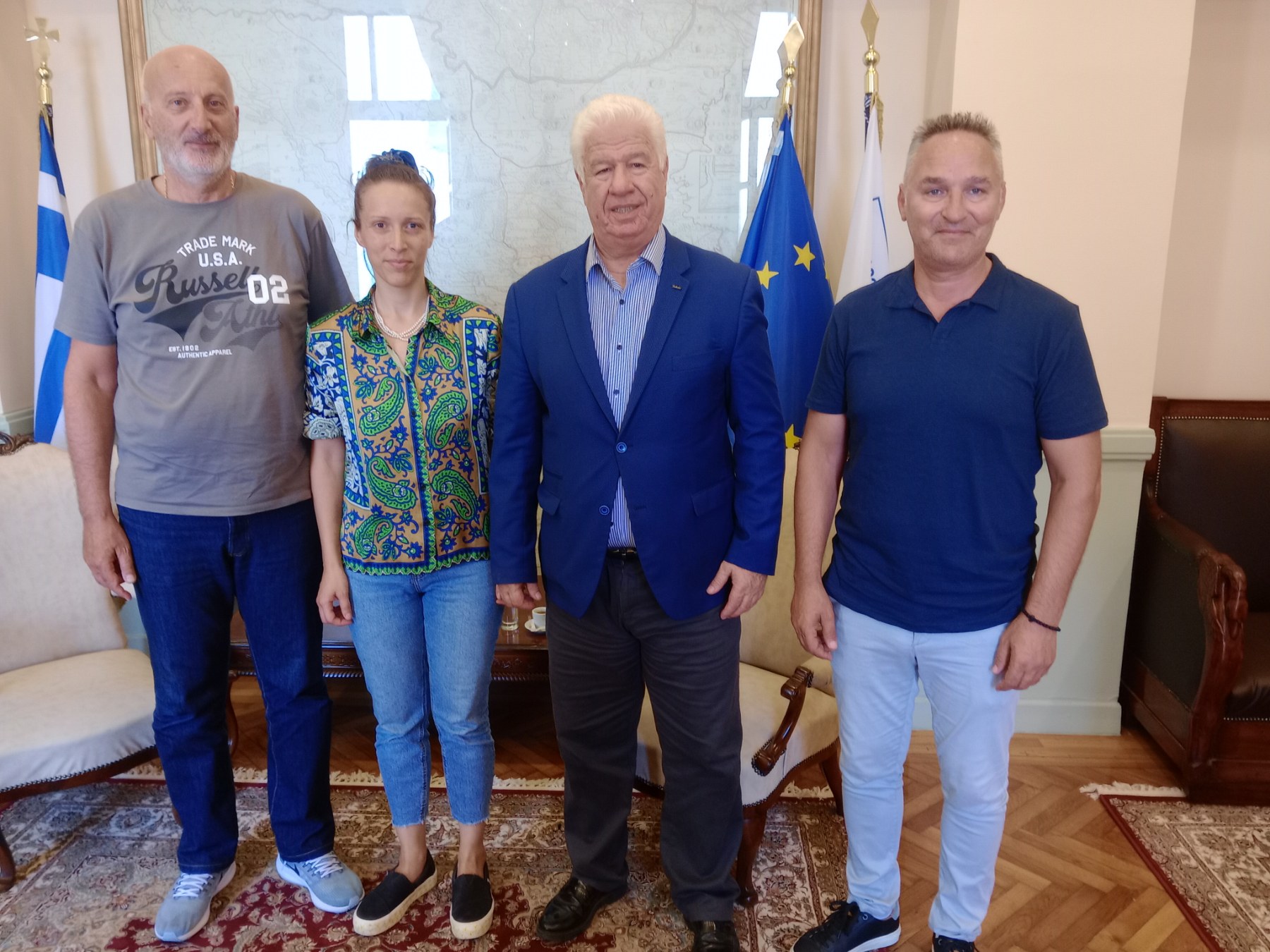 Ένωση Αξιωματικών Αστυνομικών Ιονίων Νήσων: Συνάντηση με τον Περιφερειάρχη Γιάννη Τρεπεκλή