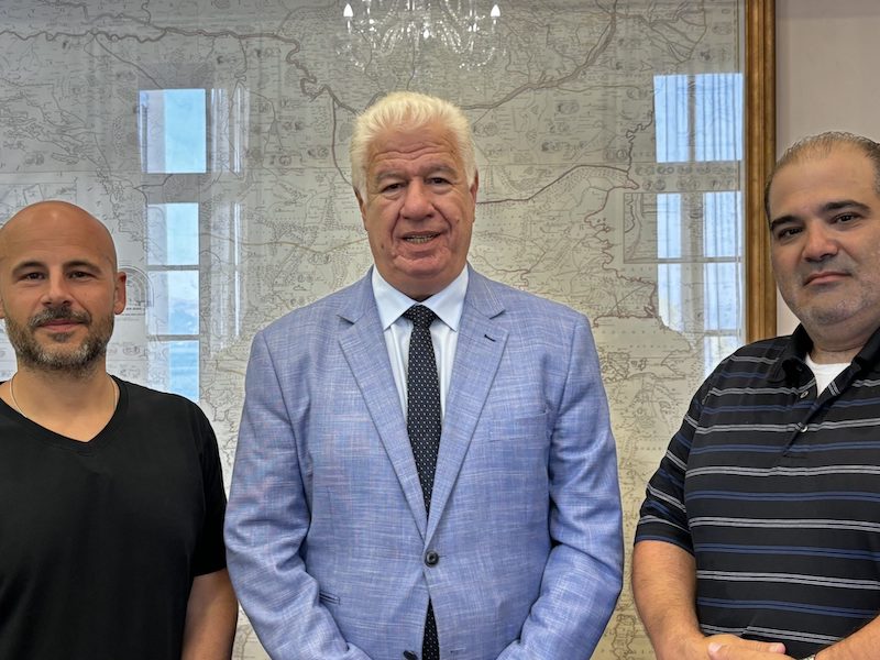 Επίσκεψη Κερκυραίων της Νέας Υόρκης στον Περιφερειάρχη Ιονίων Νήσων