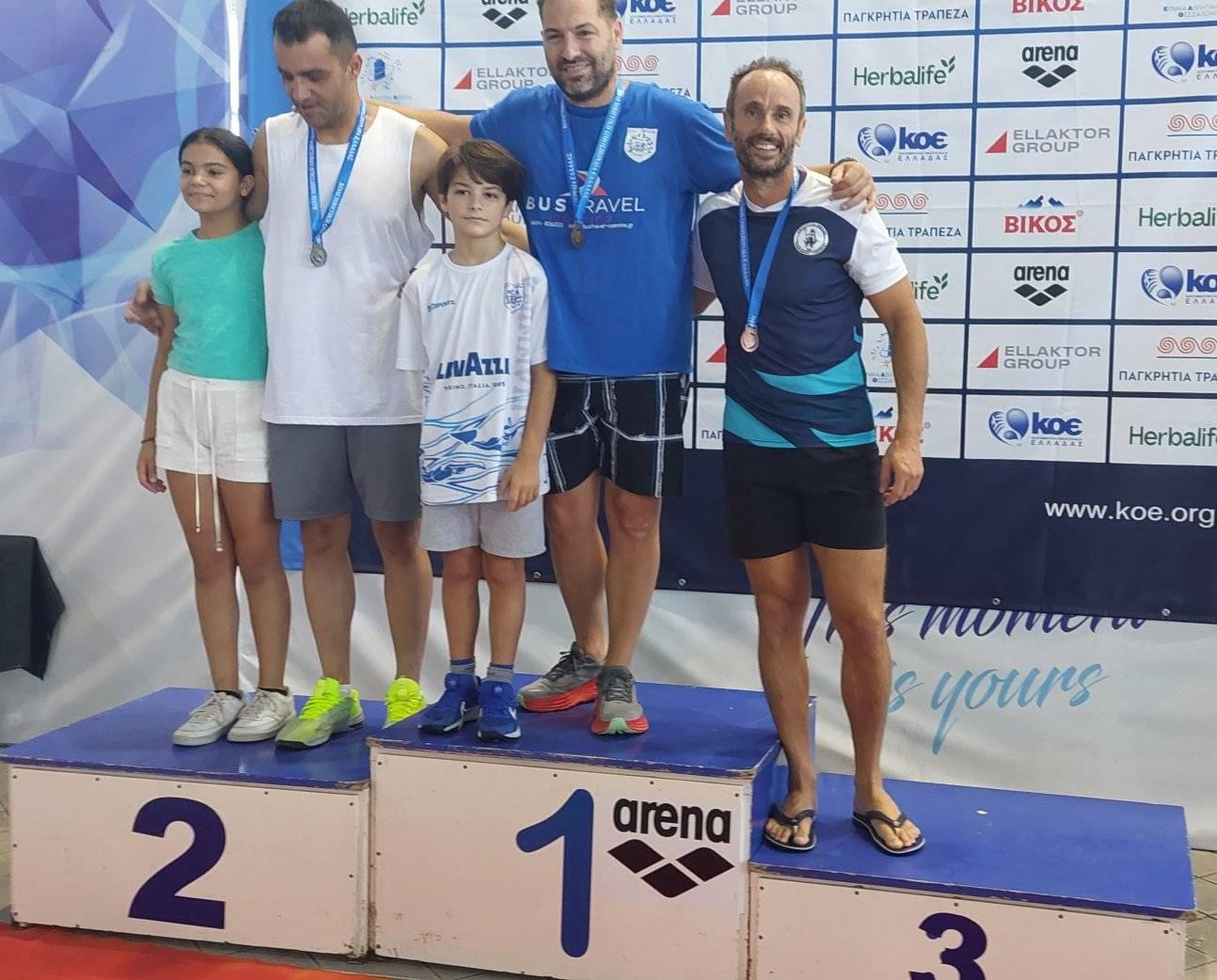 Ποσειδώνας Ληξουρίου: Μετάλλια για τον Νικηφόρο Σταμένη στο 1ο Πανελλήνιο Master Τεχνικής Κολύμβησης
