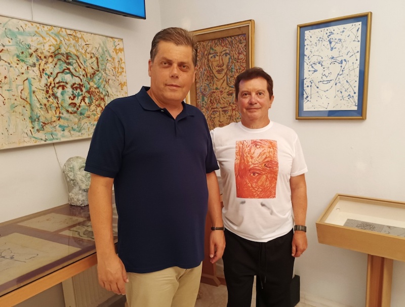 Επιτυχημένη “Πανσέληνος στον Κήπο” της Πινακοθήκης Villa Ροδόπη του Κώστα Ευαγγελάτου [εικόνες]