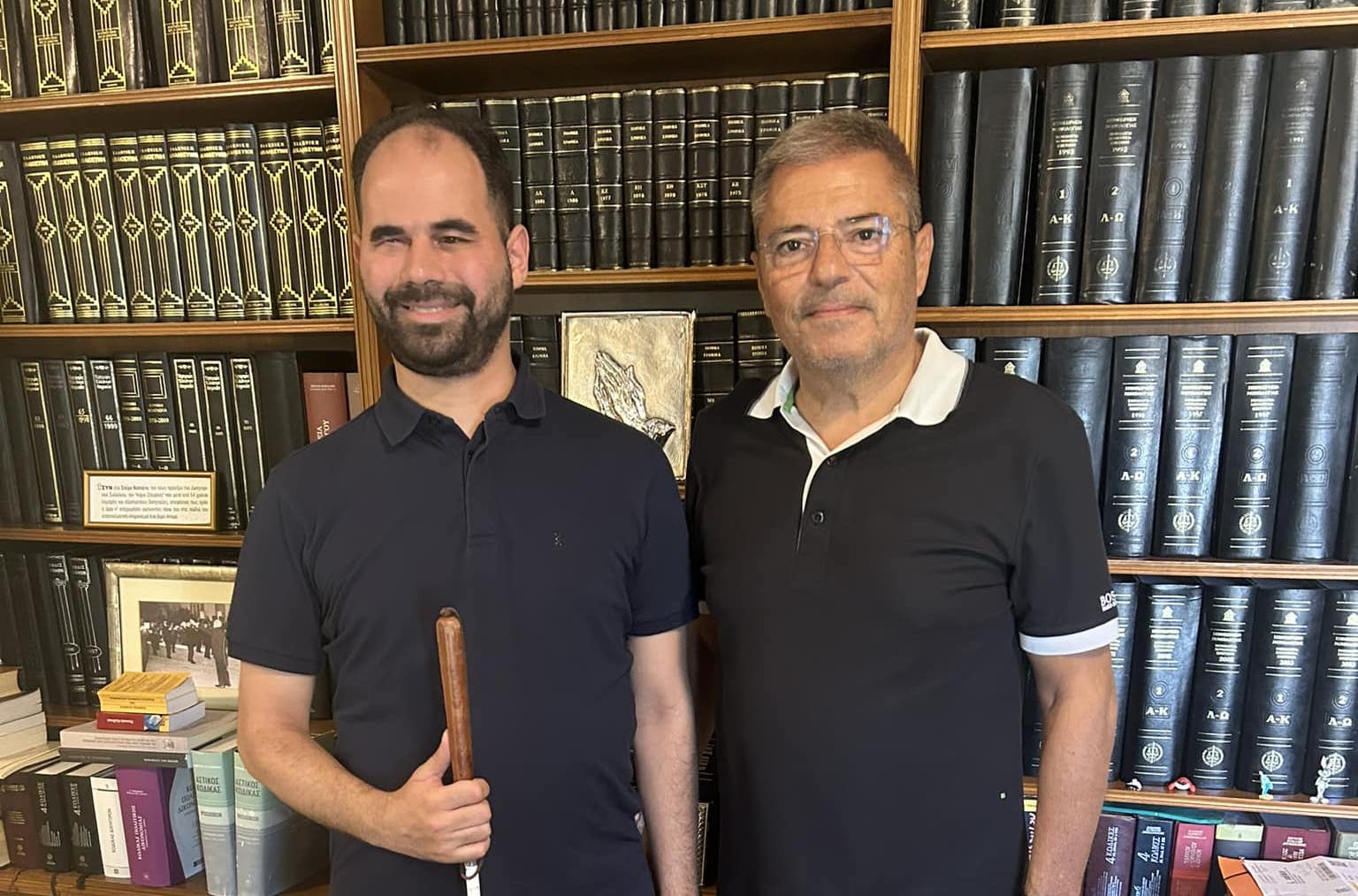 Μια διαφορετική συνάντηση είχε ο Παναγής Καππάτος στο γραφείο του στο Αργοστόλι [εικόνα]