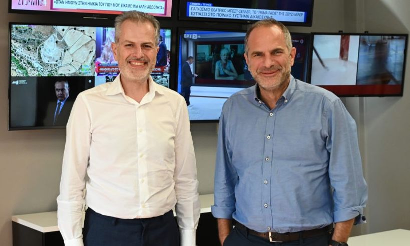 Γιάννης Παπαδόπουλος: Πρώτη ξενάγηση στην ΕΡΤ για τον νέο πρόεδρο
