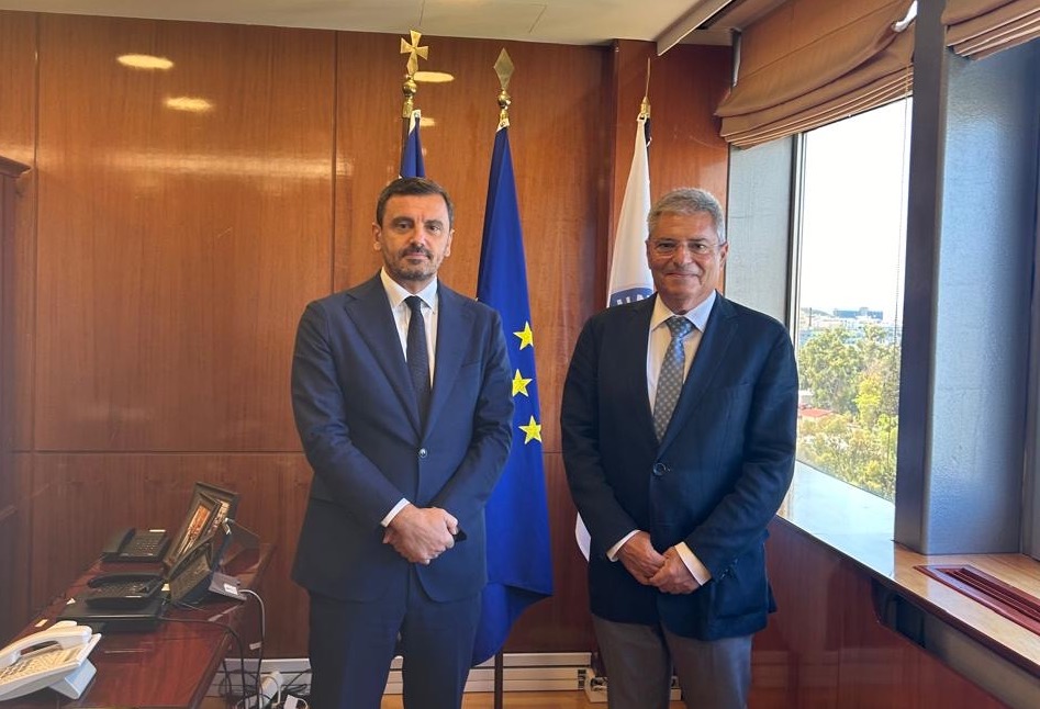 Παναγής Καππάτος: Συνάντηση εργασίας με τον Υφυπουργό Προστασίας του Πολίτη Ανδρέα Νικολακόπουλο