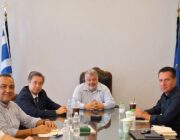 Συνάντηση εργασίας αντιπροσωπείας της ΠΕΔΙΝ στο Δημαρχείο Αργοστολίου