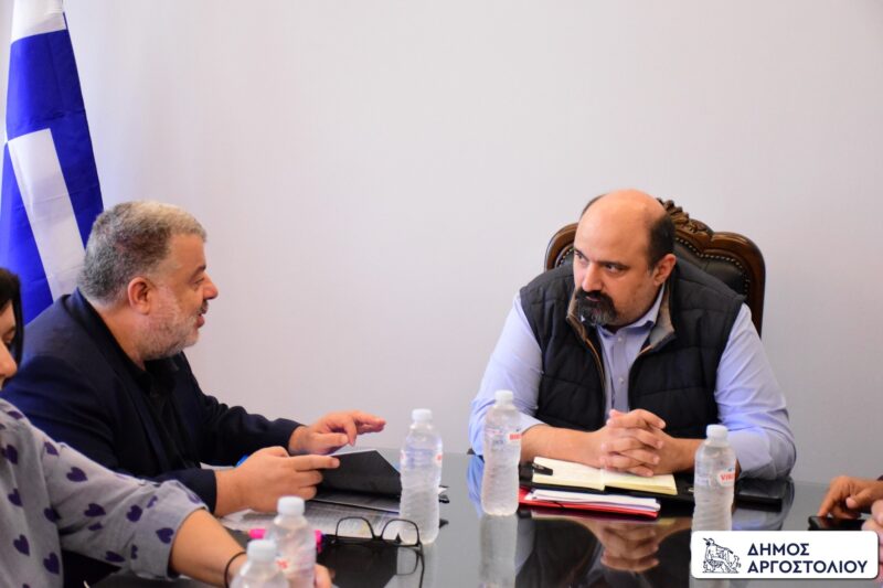 Απορρόφηση κονδυλίων και έργα υποδομής: Η επίσκεψη Τριαντόπουλου στο Αργοστόλι [εικόνες]