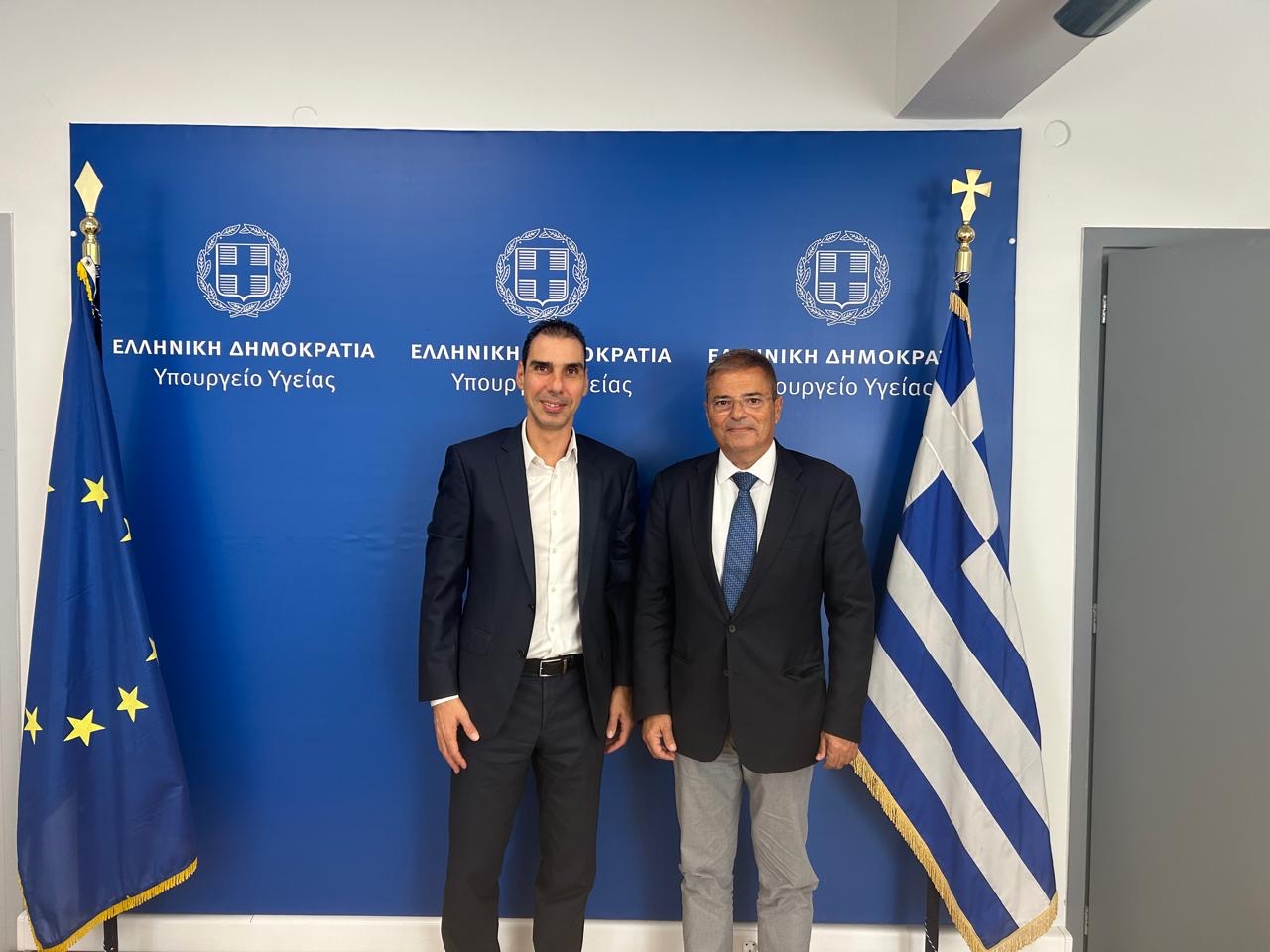 Συνάντηση με τον Υφυπουργό Υγείας Μάριο Θεμιστοκλέους