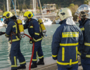 Άσκηση της Πυροσβεστικής στην Μαρίνα