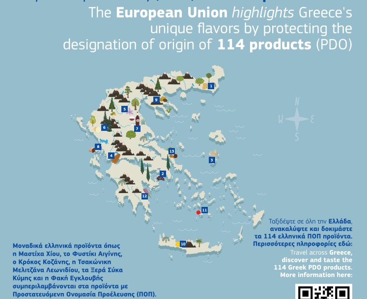 Η Ευρωπαϊκή Ενωση αναδεικνύει μοναδικές Γεύσης απο ολοι την Ελλαδα εμείς απόντες όπως πάντα !