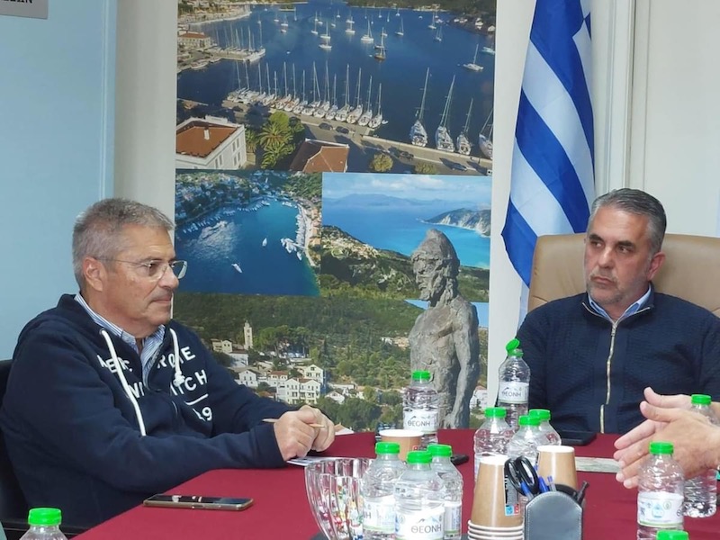 Παναγής Καππάτος: Επίσκεψη και συναντήσεις εργασίας στην Ιθάκη [εικόνες]