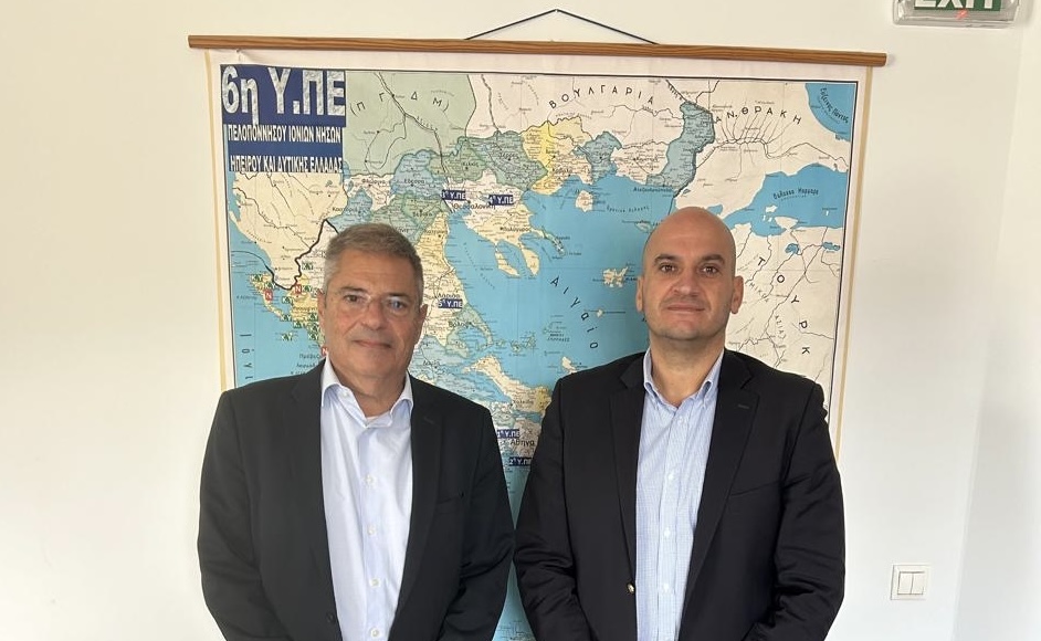 Συνάντηση με τον νέο Διοικητή της 6ης Υ.ΠΕ κ. Ηλία Θεοδωρόπουλο στην Πάτρα