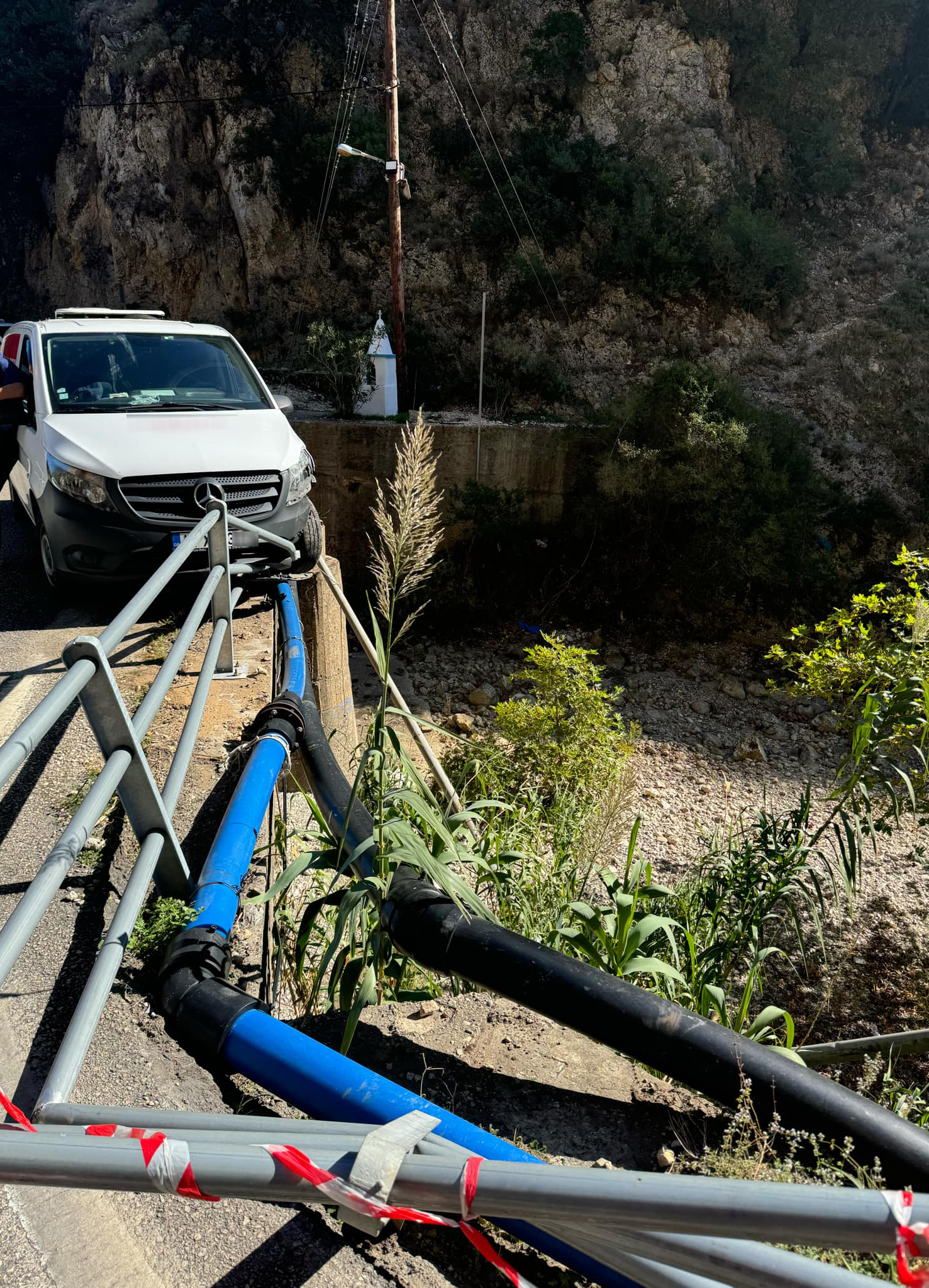 Τροχαίο ατύχημα στη μεγάλη Γέφυρα του Πόρου