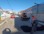 Επιδιόρθωση οδοστρώματος στον αστικό ιστό της Σάμης