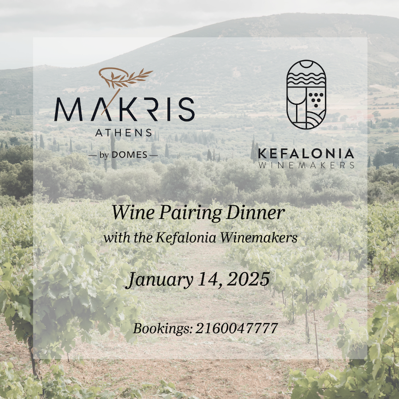 Κεφαλονίτικα Κρασιά στο Makris Athens: Ένα αξέχαστο Wine Pairing δείπνο