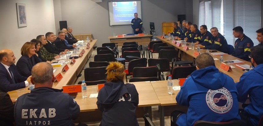 Πολιτική Προστασία: Σύσκεψη για τον χειμώνα με συμμετοχή της Περιφέρειας Ιονίων Νήσων