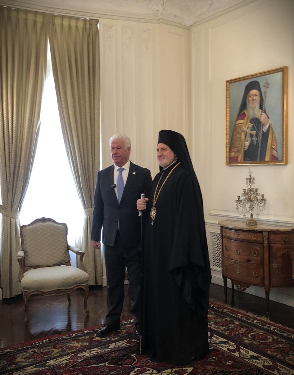 ΕΠΙΣΚΕΨΗ ΠΕΡΙΦΕΡΕΙΑΡΧΗ ΣΕ ΑΡΧΙΕΠΙΣΚΟΠΟ ΑΜΕΡΙΚΗΣ ΕΛΠΙΔΟΦΟΡΟ – 23.01.25