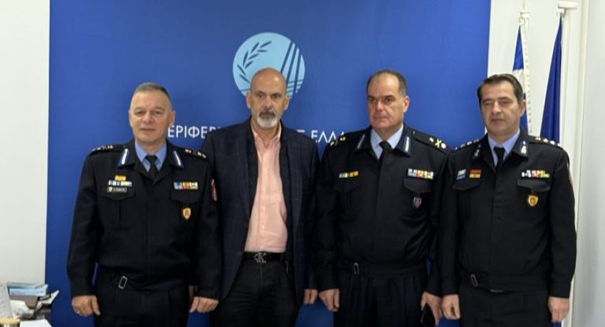 Επίσκεψη της νέας διοίκησης του Πυροσβεστικού Σώματος Δυτικής Ελλάδας, στον Αναπληρωτή Περιφερειάρχη Χαρ