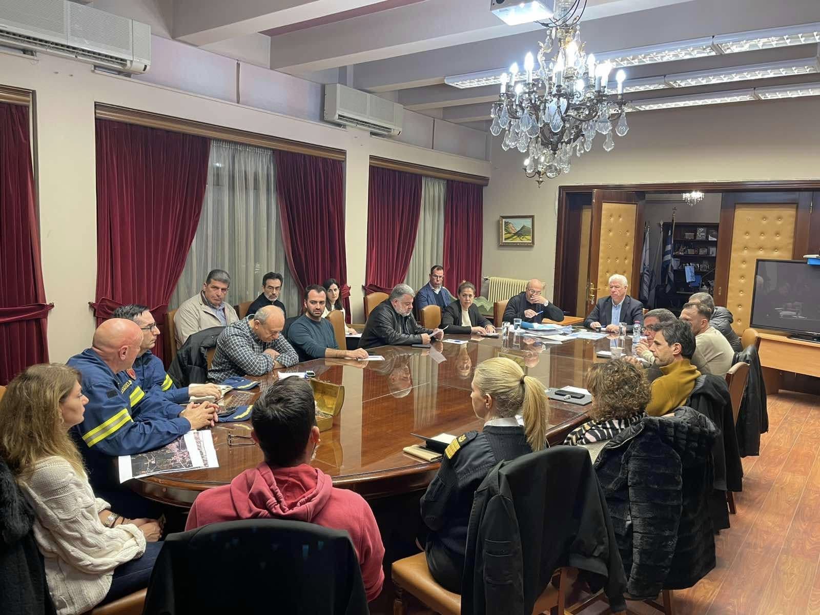 Και νέο συντονιστικό της Πολιτικής Προστασίας παρουσία Τρεπεκλή στην Κεφαλονιά [εικόνες]