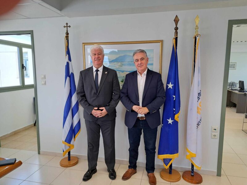 Συναντήσεις εργασίας του Περιφερειάρχη Γιάννη Τρεπεκλή με τον βουλευτή και τον δήμαρχο Λευκάδας