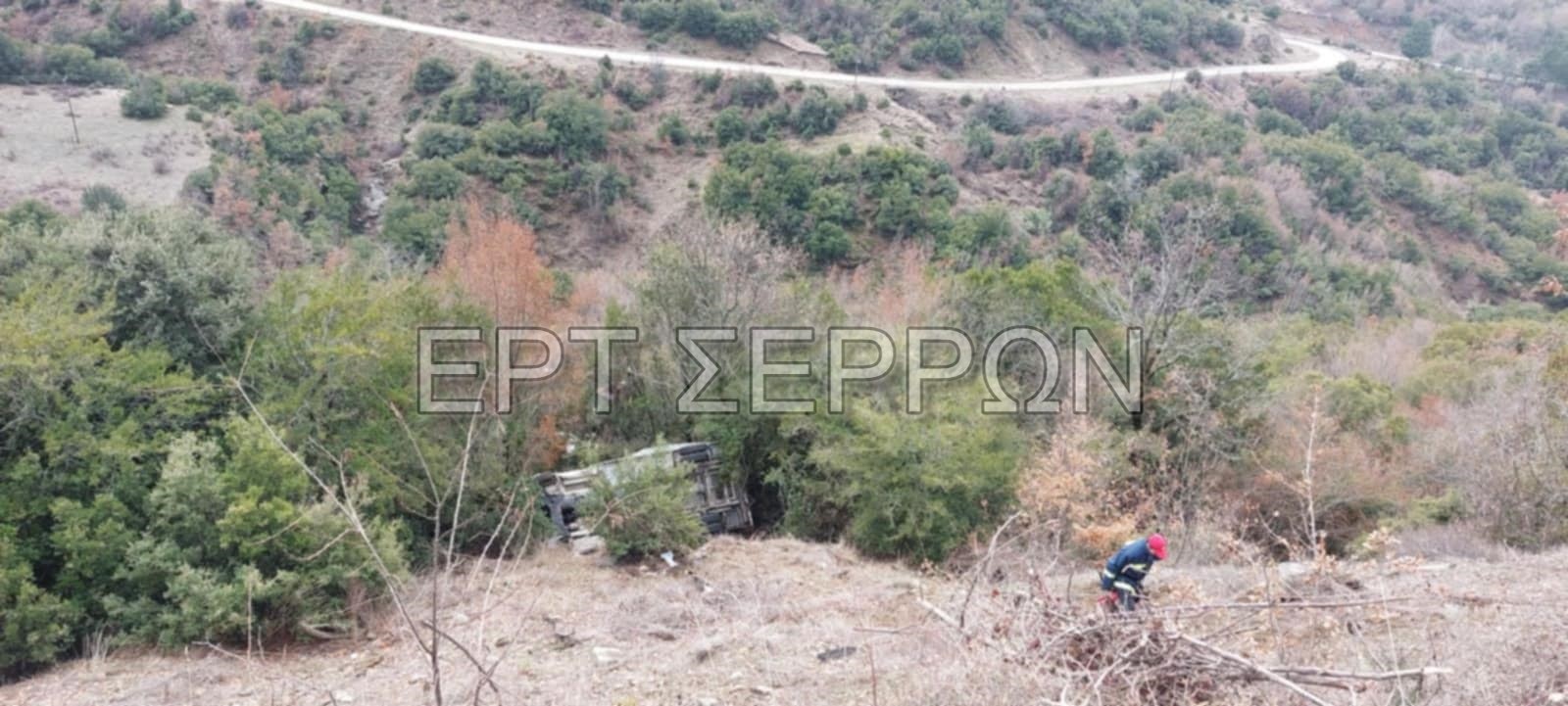 Σέρρες: Νεκρός εντοπίστηκε μέσα στο αυτοκίνητο του σε χαράδρα στην Αμφίπολη ένας άνδρας