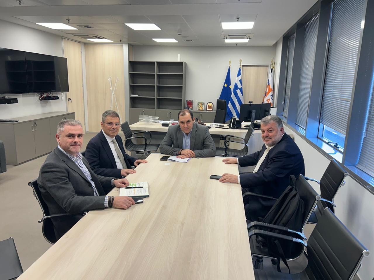 Συνάντηση εργασίας με τον Υφυπουργό Κλιματικής Κρίσης Κ. Κατσαφάδο