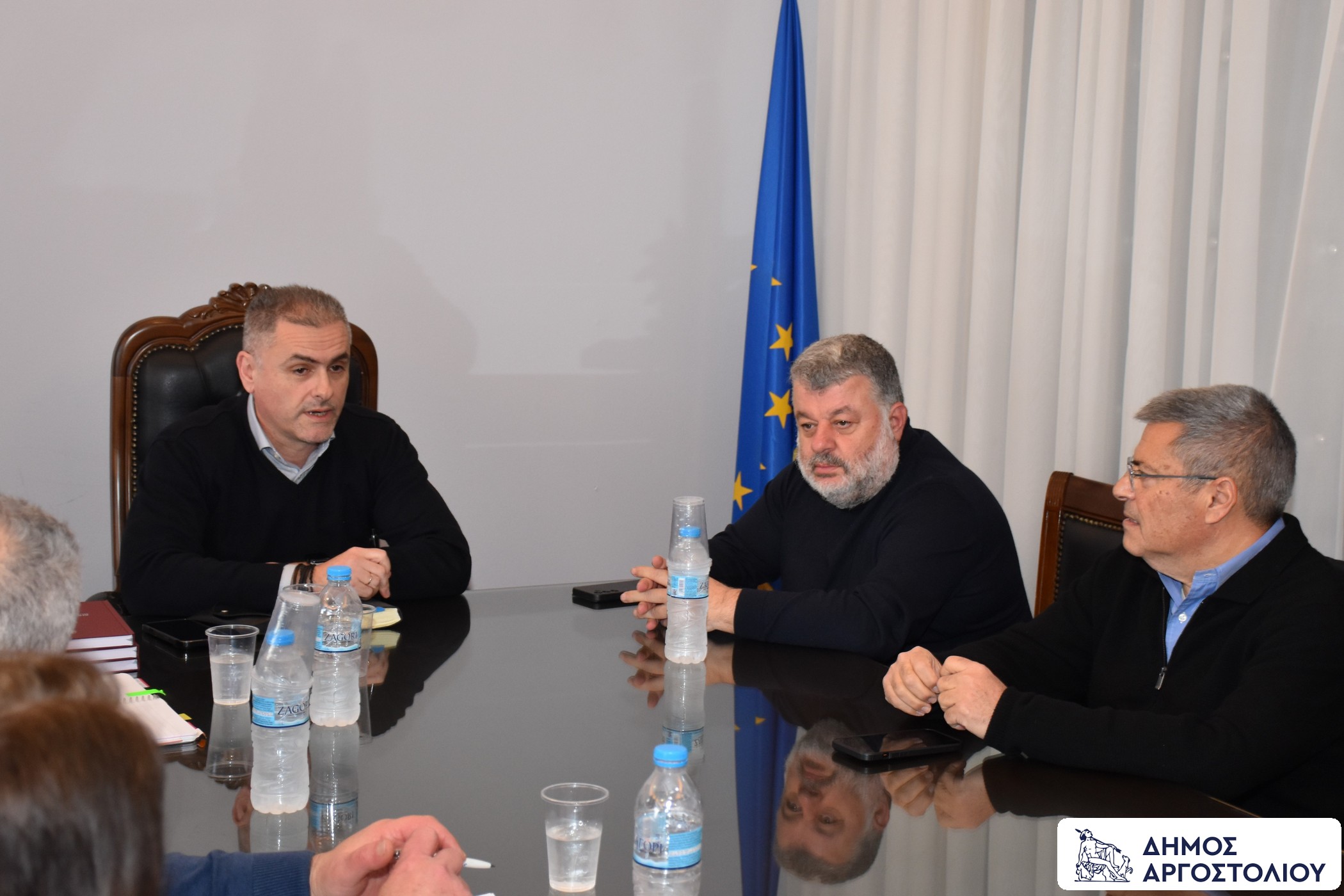 Σύσκεψη με τον γ.γ. Αποκατάστασης Φυσικών Καταστροφών