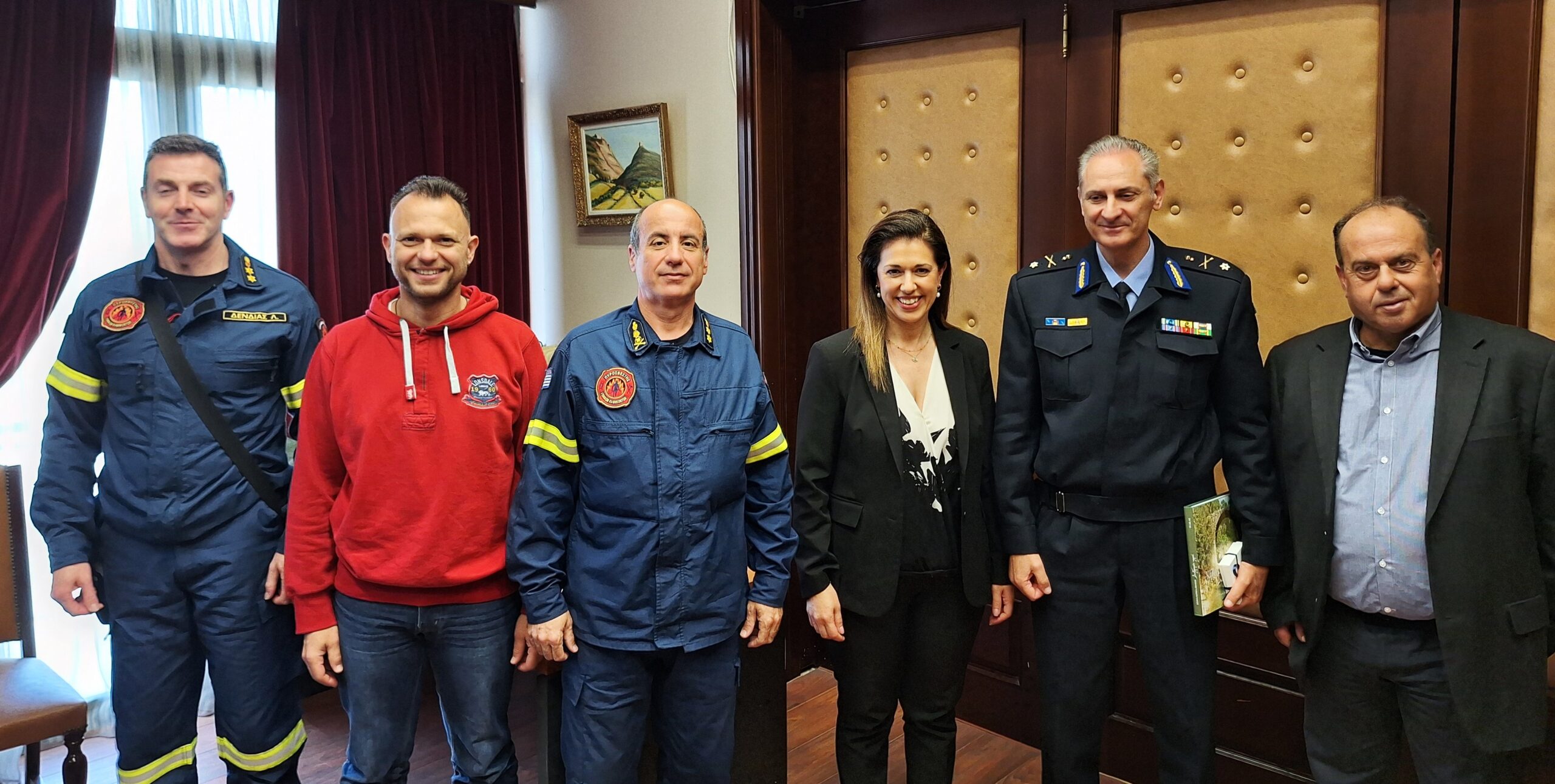 Εθιμοτυπική επίσκεψη του Περιφερειακού Διοικητή Ιονίων Νήσων στην Π.Ε. Κεφαλληνίας