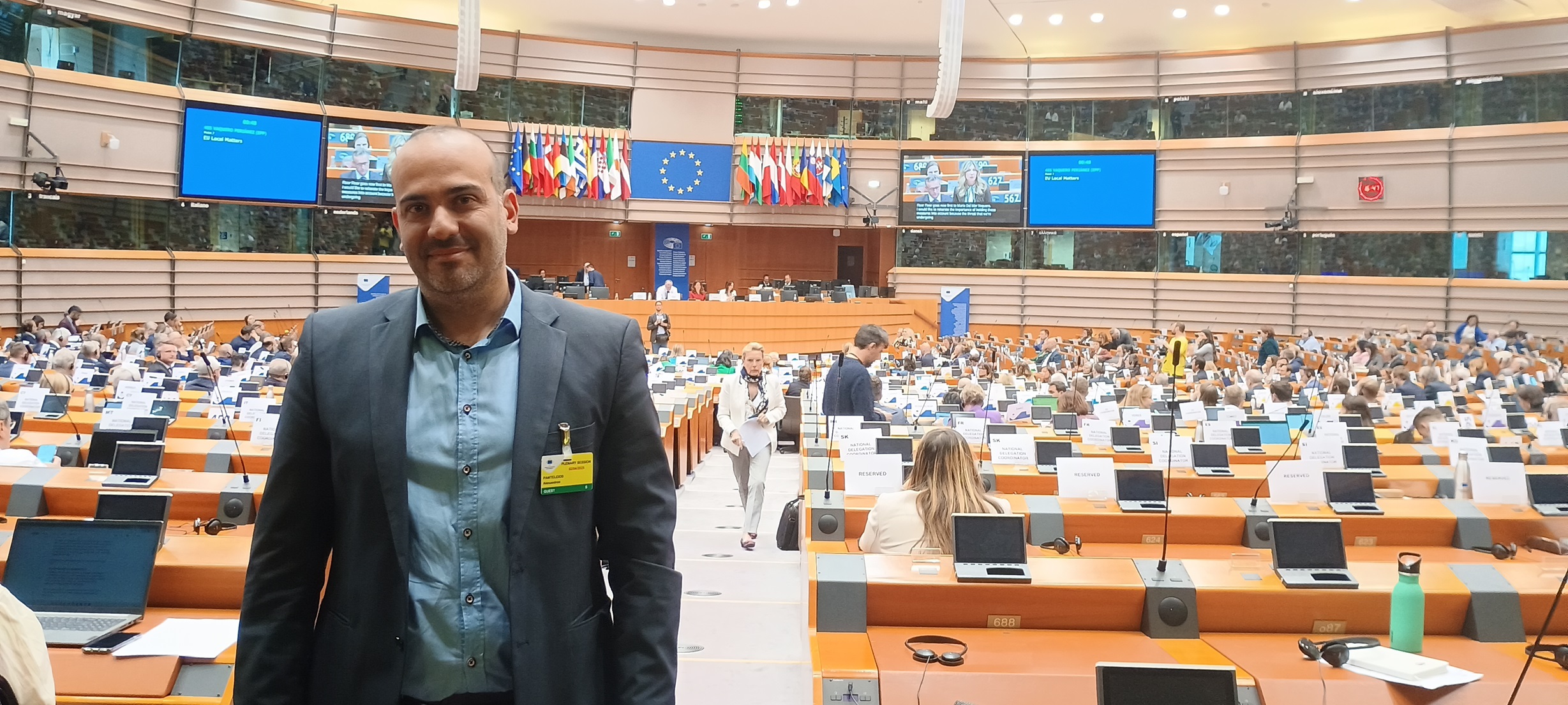 Ο Αλέξανδρος Παντελειός στις Βρυξέλλες