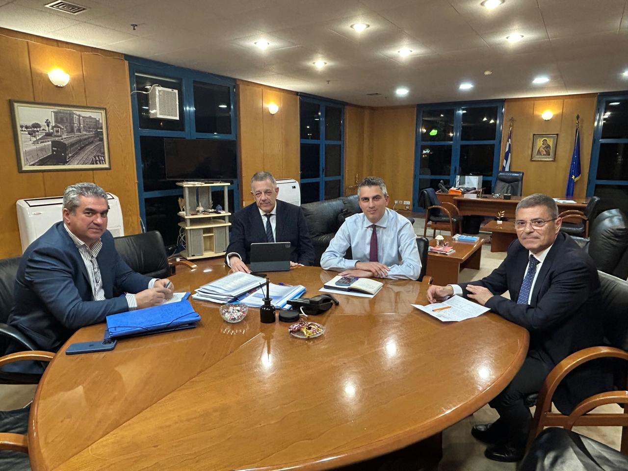 Παναγής Καππάτος: Συνάντηση με τον νέο Υπουργό Υποδομών κ