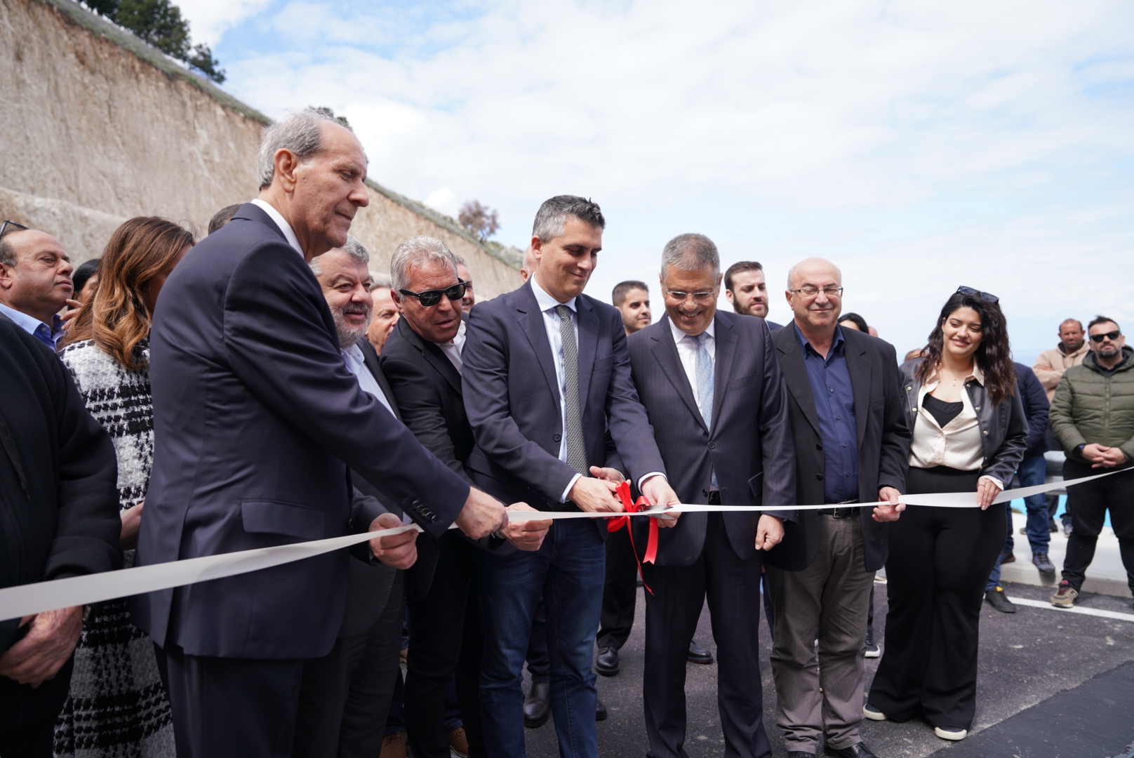 Παρουσία Χρίστου Δήμα τα εγκαίνια της νέας γέφυρας  Όλα όσα έγιναν στο Χειμωνικό [εικόνες +βίντεο]