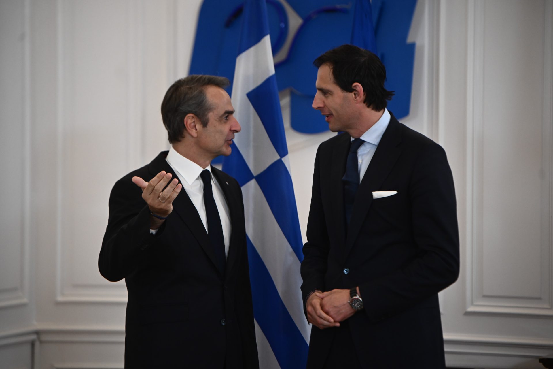 Μητσοτάκης: Καλύπτουμε μεγάλο μέρος της ενέργειας από ανανεώσιμες πηγές – Χούκστρα: Εντυπωσιακό αυτό που έχετε κάνει