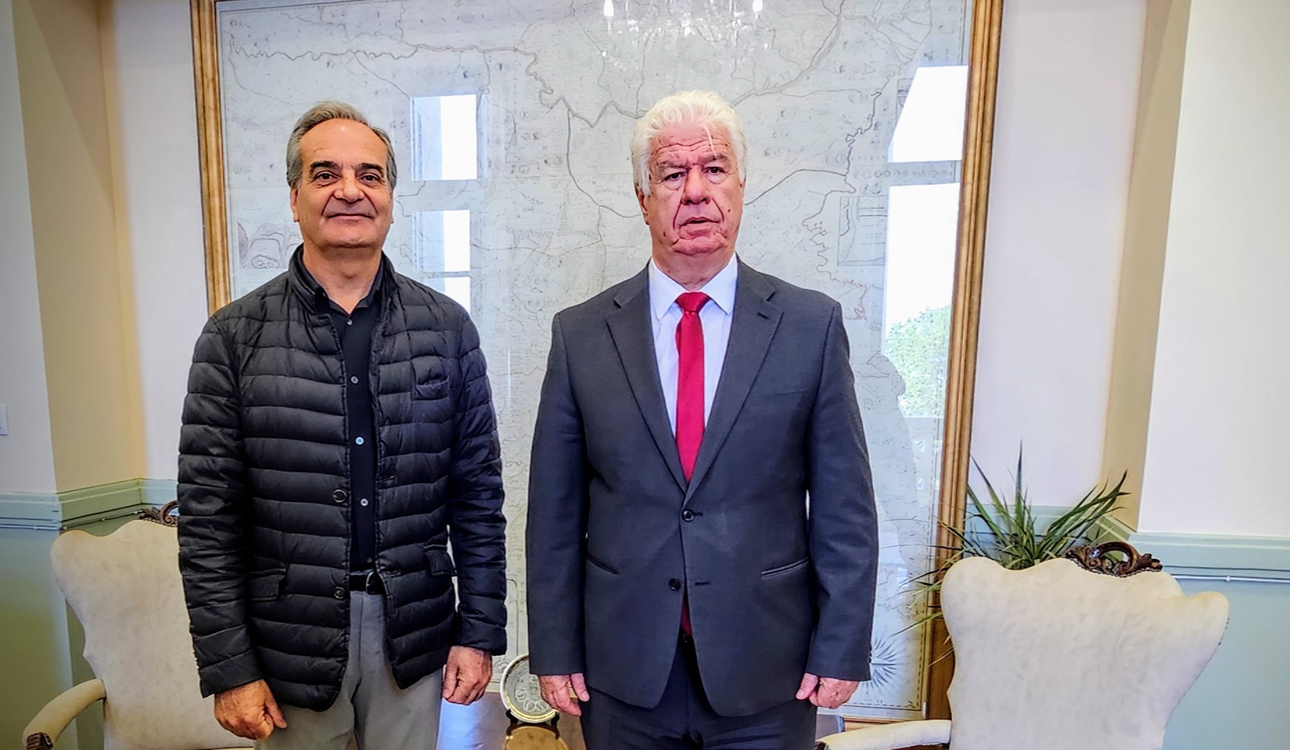Συνάντηση του Περιφερειάρχη Ιονίων Νήσων με τον Πρόεδρο του Επιμελητηρίου Κέρκυρας