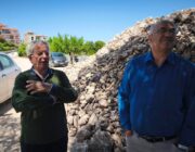 Επί τόπου έλεγχος του Αντιπεριφερειάρχη Σωτήρη Κουρή στα έργα στα Λιμένια (Σαρακήνικο) του Πόρου Κεφαλονιάς!