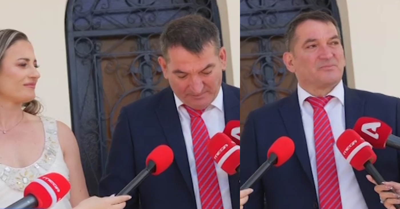 «Λύγισε» ο Πύρρος Δήμας στη βάφτιση της κόρης του: «Το κοριτσάκι μου πήρε το όνομα της μητέρας μου, που την έχασα»