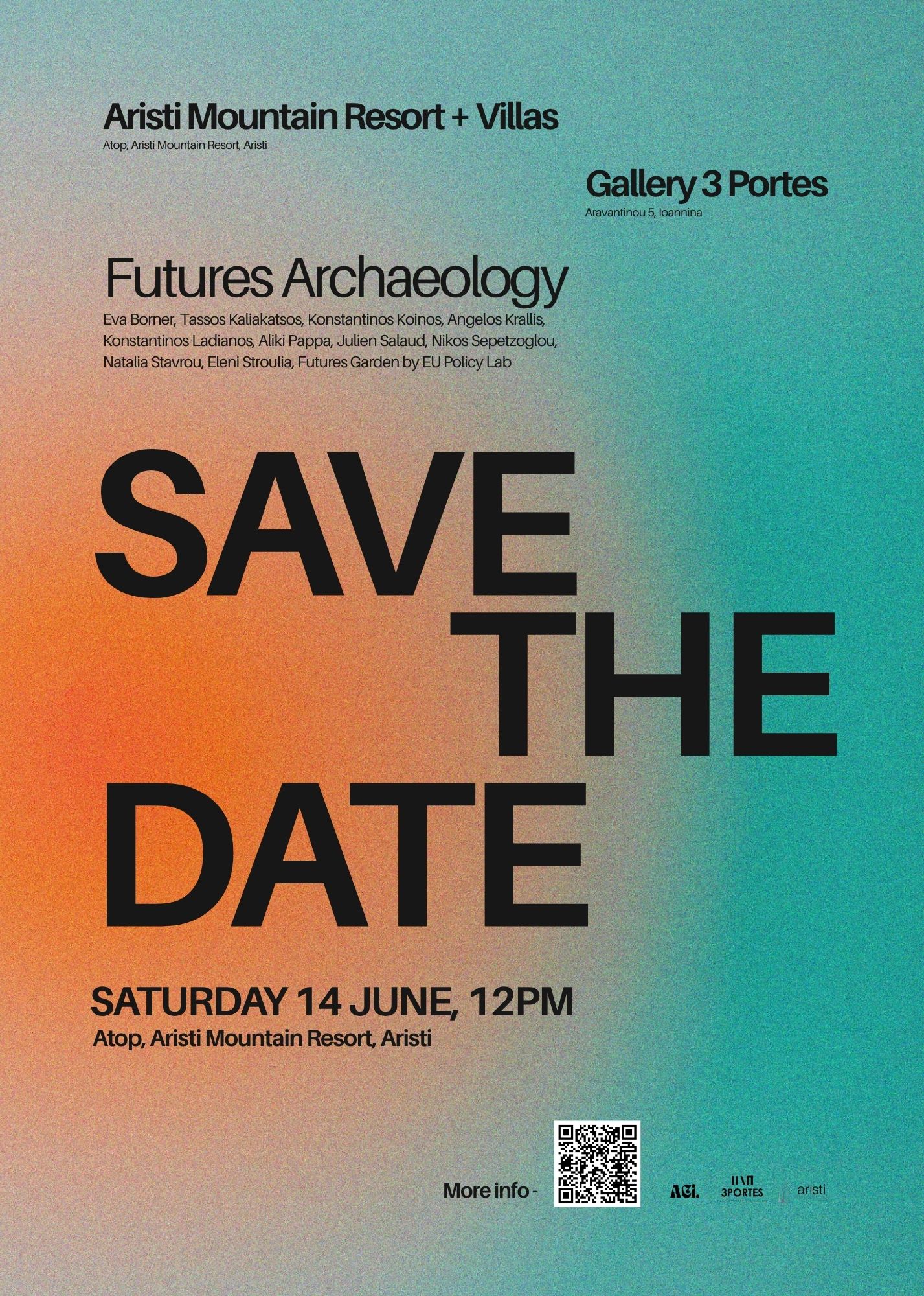 Το  Aristi Cultural Initiative παρουσιάζει την έκθεση Futures Archaeology με την Γκαλερί 3 Portes