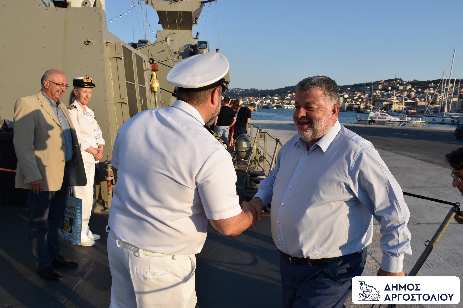 Εθιμοτυπική επίσκεψη Δημάρχου Αργοστολίου