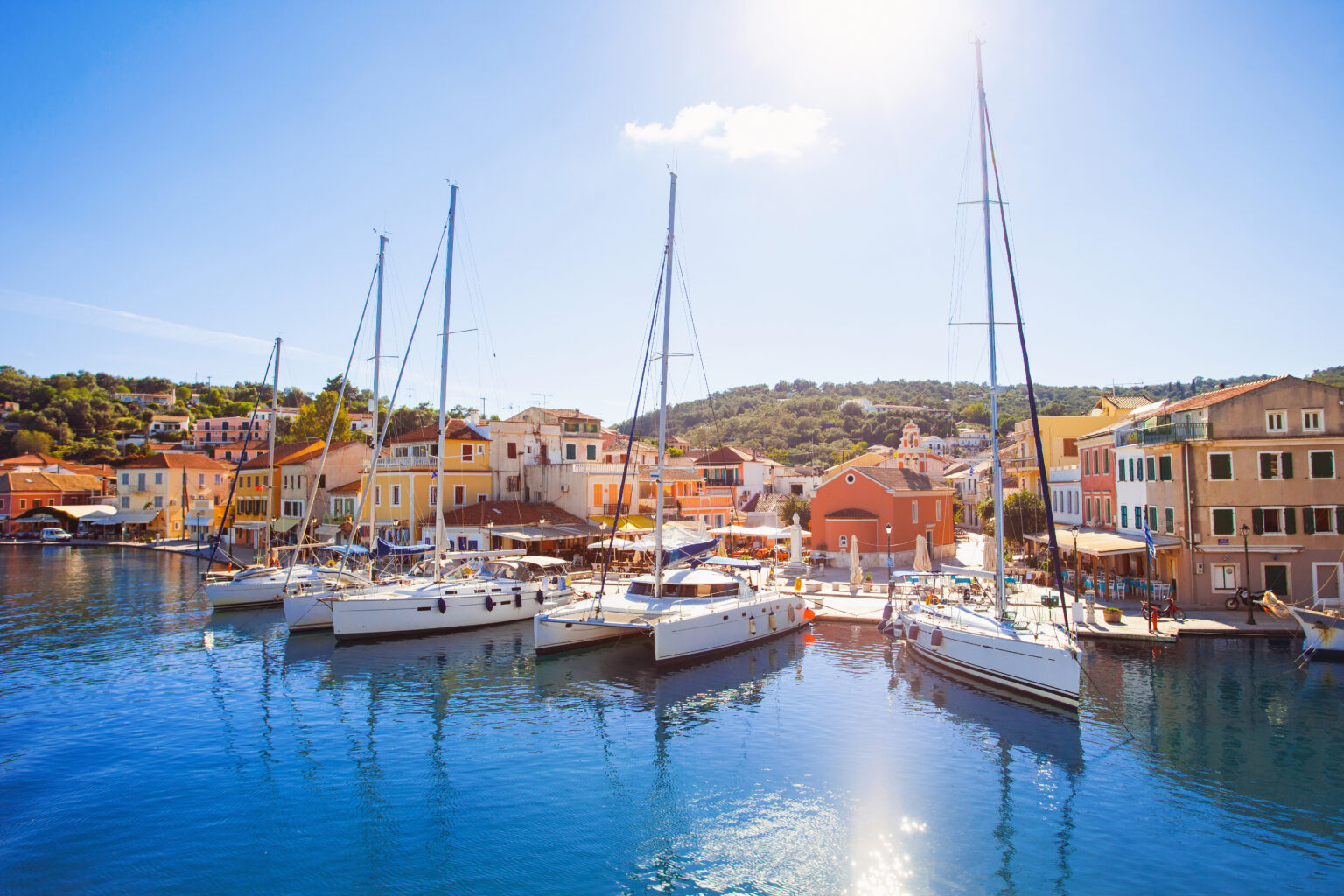 View,Of,Gaios,Town,,Paxos,Island,,Greece