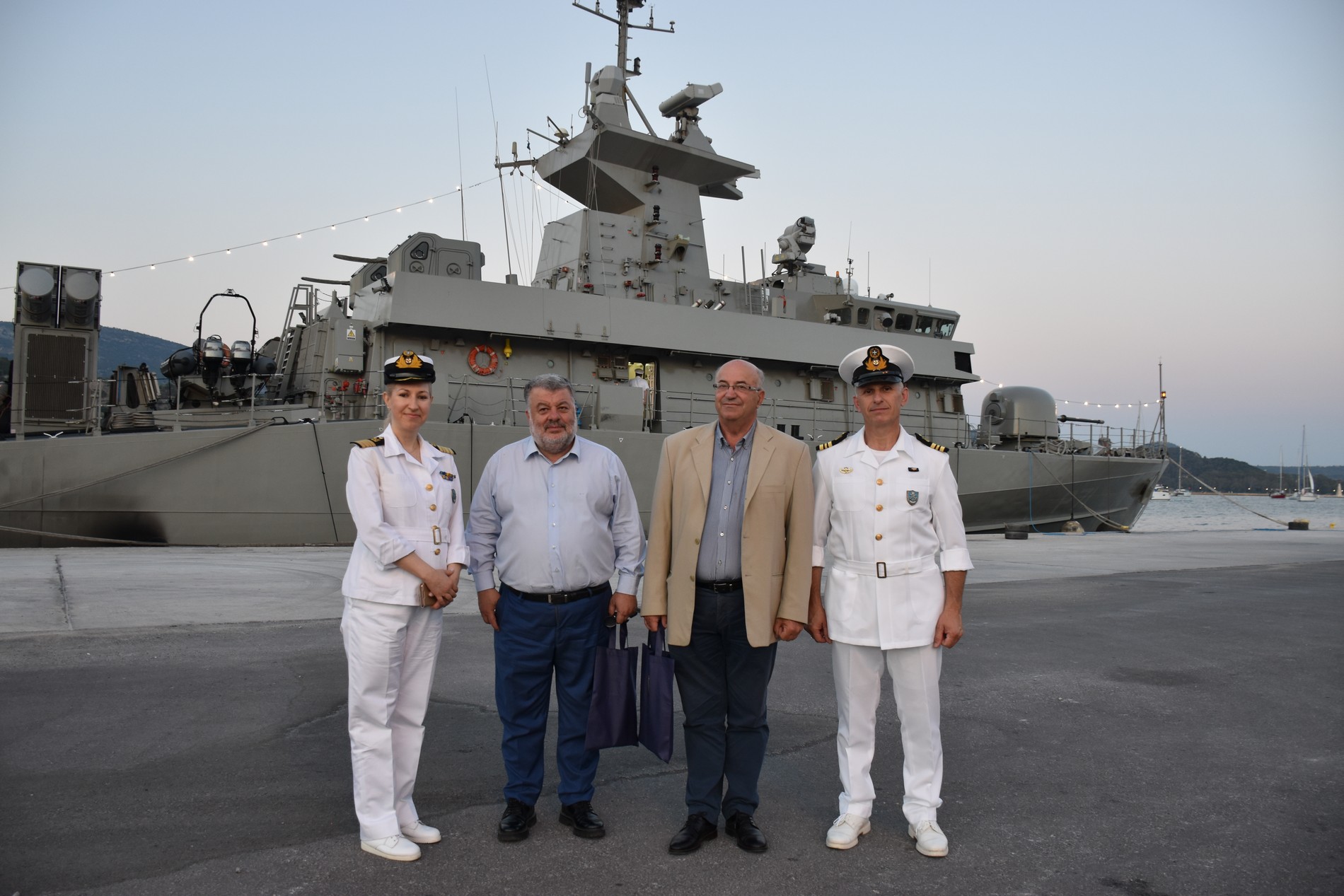 Σωτήρης Κουρής: Τιμή μας η παρουσία του Πολεμικού Ναυτικού στην Κεφαλονιά [εικόνες]